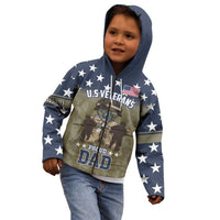 Personalized Veterans Day 2024 Kid Hoodie U.S Veterans Proud Dad - Wonder Print Shop