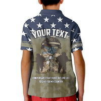 Personalized Veterans Day 2024 Kid Polo Shirt U.S Veterans Proud Dad - Wonder Print Shop