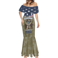 Personalized Veterans Day 2024 Mermaid Dress U.S Veterans Proud Dad - Wonder Print Shop