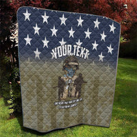 Personalized Veterans Day 2024 Quilt U.S Veterans Proud Dad - Wonder Print Shop