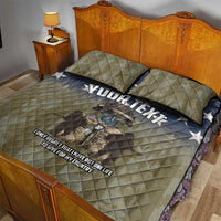 Personalized Veterans Day 2024 Quilt Bed Set U.S Veterans Proud Dad - Wonder Print Shop