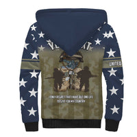 Personalized Veterans Day 2024 Sherpa Hoodie U.S Veterans Proud Dad - Wonder Print Shop