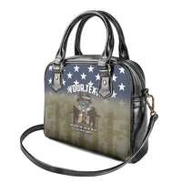 Personalized Veterans Day 2024 Shoulder Handbag U.S Veterans Proud Dad