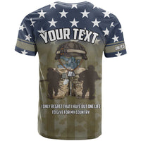 Personalized Veterans Day 2024 T Shirt U.S Veterans Proud Dad - Wonder Print Shop