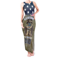 Personalized Veterans Day 2024 Tank Maxi Dress U.S Veterans Proud Dad - Wonder Print Shop