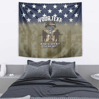 Personalized Veterans Day 2024 Tapestry U.S Veterans Proud Dad - Wonder Print Shop