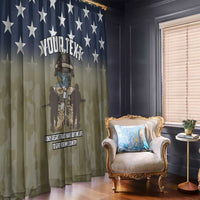 Personalized Veterans Day 2024 Window Curtain U.S Veterans Proud Dad - Wonder Print Shop