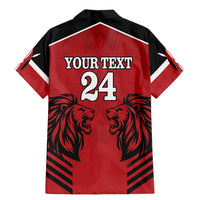 Custom Kenya Rugby Family Matching Mermaid Dress and Hawaiian Shirt African Lion Unique Style - Wonder Print Shop