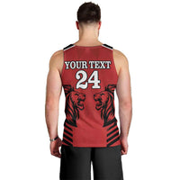 Custom Kenya Rugby Men Tank Top African Lion Unique Style - Wonder Print Shop