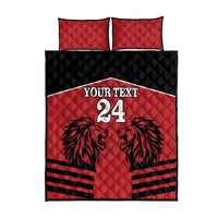 Custom Kenya Rugby Quilt Bed Set African Lion Unique Style - Wonder Print Shop