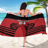 Custom Kenya Rugby Sarong African Lion Unique Style - Wonder Print Shop