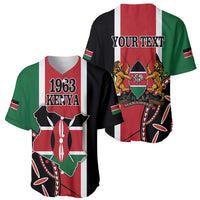 Personalized Kenya Independence Day Baseball Jersey Let Us All Pull Together - Wonder Print Shop