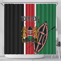 Personalized Kenya Independence Day Shower Curtain Let Us All Pull Together