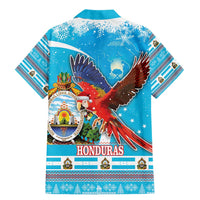 Honduras Christmas Family Matching Mermaid Dress and Hawaiian Shirt Scarlet Macaw Feliz Navidad - Wonder Print Shop