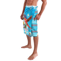 Honduras Christmas Lavalava Scarlet Macaw Feliz Navidad - Wonder Print Shop