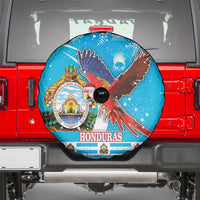 Honduras Christmas Spare Tire Cover Scarlet Macaw Feliz Navidad - Wonder Print Shop