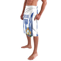 Custom Honduras Football Lavalava Los Catrachos Grunge Style - Wonder Print Shop