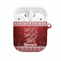 Denmark Christmas AirPods Case Three Danish Lions - Wonder Print Shop
