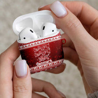 Denmark Christmas AirPods Case Three Danish Lions - Wonder Print Shop