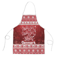 Denmark Christmas Apron Three Danish Lions - Wonder Print Shop