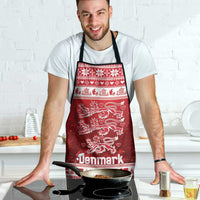 Denmark Christmas Apron Three Danish Lions - Wonder Print Shop