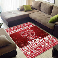 Denmark Christmas Area Rug Three Danish Lions - Wonder Print Shop