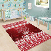 Denmark Christmas Area Rug Three Danish Lions - Wonder Print Shop
