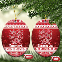 Denmark Christmas Ceramic Ornament Three Danish Lions - Wonder Print Shop