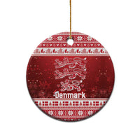 Denmark Christmas Ceramic Ornament Three Danish Lions - Wonder Print Shop