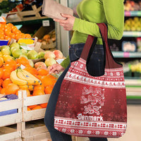 Denmark Christmas Grocery Bag Three Danish Lions - Wonder Print Shop