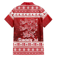 Denmark Christmas Hawaiian Shirt Three Danish Lions - Wonder Print Shop