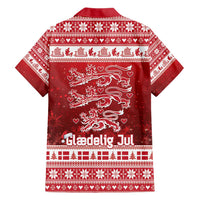 Denmark Christmas Hawaiian Shirt Three Danish Lions - Wonder Print Shop