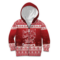 Denmark Christmas Kid Hoodie Three Danish Lions - Wonder Print Shop