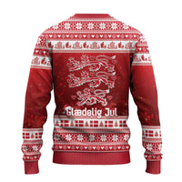 Denmark Christmas Ugly Christmas Sweater Three Danish Lions - Wonder Print Shop