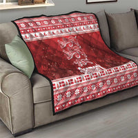 Denmark Christmas Quilt Three Danish Lions - Wonder Print Shop