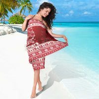 Denmark Christmas Sarong Three Danish Lions - Wonder Print Shop