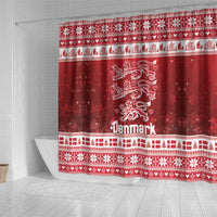 Denmark Christmas Shower Curtain Three Danish Lions - Wonder Print Shop