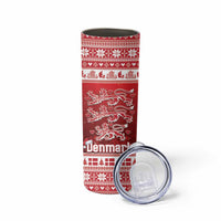 Denmark Christmas Skinny Tumbler Three Danish Lions - Wonder Print Shop
