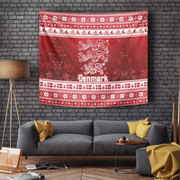 Denmark Christmas Tapestry Three Danish Lions - Wonder Print Shop