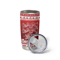 Denmark Christmas Tumbler Cup Three Danish Lions - Wonder Print Shop