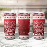 Denmark Christmas Tumbler Cup Three Danish Lions - Wonder Print Shop