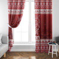 Denmark Christmas Window Curtain Three Danish Lions - Wonder Print Shop