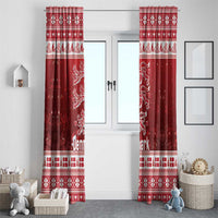 Denmark Christmas Window Curtain Three Danish Lions - Wonder Print Shop