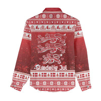 Denmark Christmas Women Casual Shirt Three Danish Lions - Wonder Print Shop