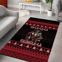 Denmark Santa Viking Christmas Area Rug Julemanden Goes Viking - Wonder Print Shop