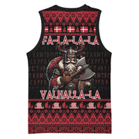Denmark Santa Viking Christmas Basketball Jersey Julemanden Goes Viking - Wonder Print Shop