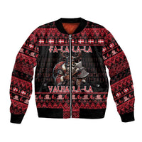 Denmark Santa Viking Christmas Bomber Jacket Julemanden Goes Viking - Wonder Print Shop