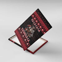 Denmark Santa Viking Christmas Canvas Wall Art Julemanden Goes Viking - Wonder Print Shop