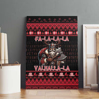 Denmark Santa Viking Christmas Canvas Wall Art Julemanden Goes Viking - Wonder Print Shop