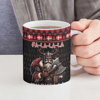 Denmark Santa Viking Christmas Ceramic Mug Julemanden Goes Viking - Wonder Print Shop